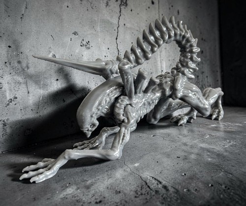 Printed alien collectable - alien,