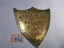 S S Alamance 1918 Torpedoed Ship Plaque