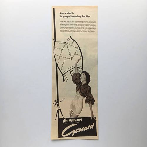 1961 gossard corselet - 1961,