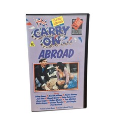 Carry on Abroad VHS Video