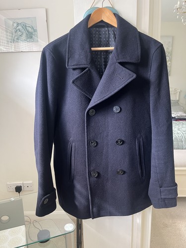 Next navy blue - double, breasted
