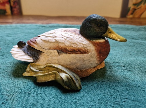 Ceramic mallard duck - ceramic,