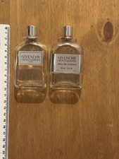 Givenchy Gentleman Eau de Toilette 50ml Vintage Collectible 2 X Bottles