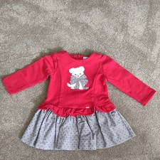 Mayoral Babies Red/Grey Dress
