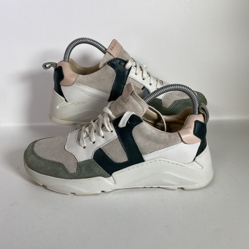 Reiss leather trainers - reiss,