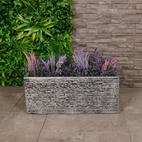 Trough slate planter grade b - planter,