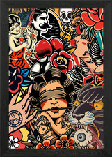 Traditional Tattoo Flash Sheet