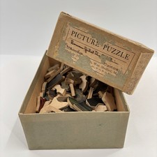 Vtg Antique Picture Jigsaw