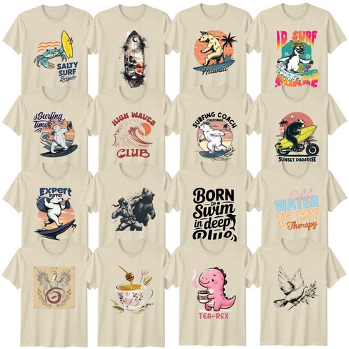 Retro surfing teachers adult - retro,
