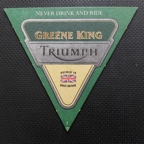 Greene king beer mat cat - greene,
