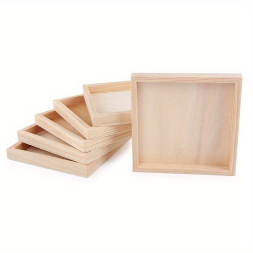 Wooden trays hexahedral - wooden,