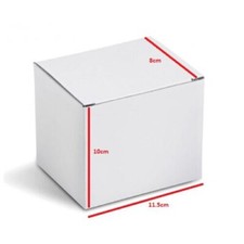 White Boxes Cardboard Boxes Mug Cup Box Single Wall Craft Gift Box