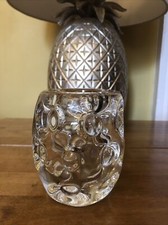 Vintage Liskeard Glass Knobbly Vase by Jim Dyer Handmade In Cornwall  Dimpled