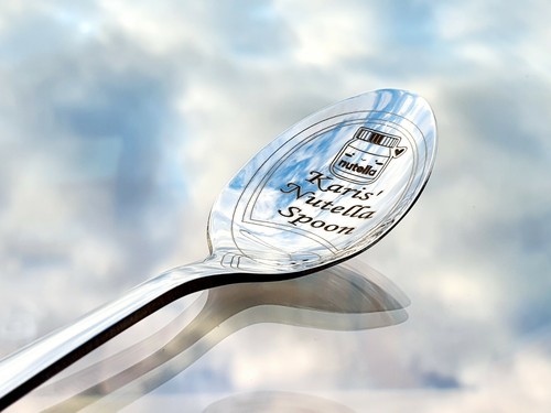 Personalized nutella spoon - nutella,