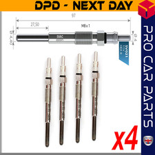 4X GLOW PLUG fits PEUGEOT407 -