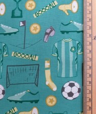 Football fabric UK 100% cotton