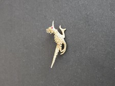 Vintage Roadrunner Bird Ruby