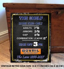 TOTTENHAM HOTSPUR FOOTBALL FANS Retro Vintage Metal Wall Sign BV553