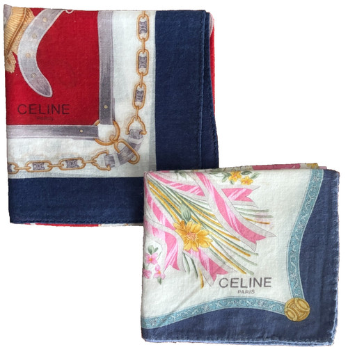 Rare vtg celine scarf - vtg,