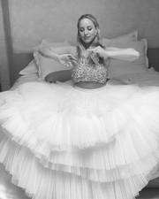 Silver Sequin Boob Tube