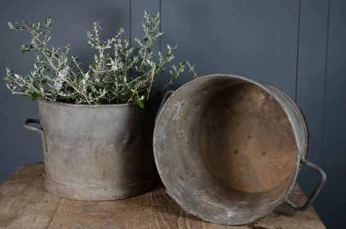 Pair antique victorian zinc - antique,