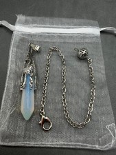 Opalite dowsing pendulum - opalite,