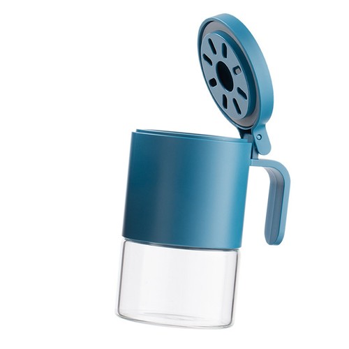 Glass spice jar with - —glass,