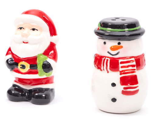 Christmas salt pepper - christmas, pots