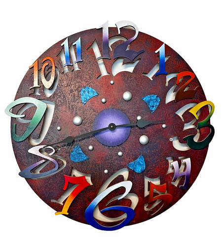 Big time red - big, clock