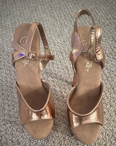 Rose gold chrome platform - rose,