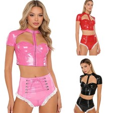Lingerie Set for Women Latex