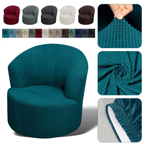 Swivel barrel chair - swivel, cover