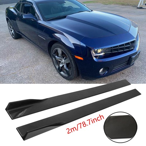 Carbon side skirts extention - carbon,