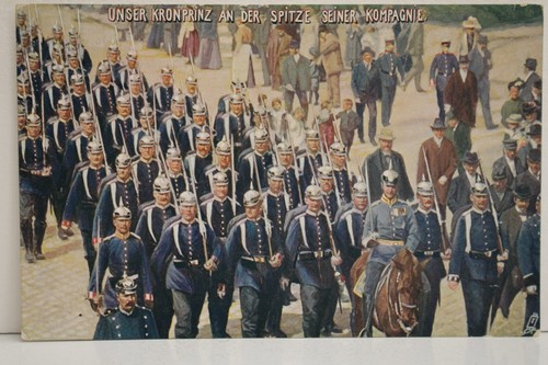 Ww1 german coloured postcard - ww1,