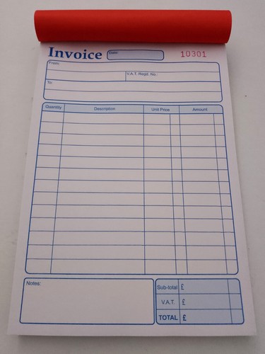 Invoice book duplicate receipt - book,