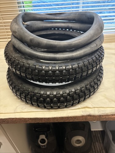 New trials bike - bike, tyres