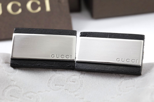 Gucci rectangle cufflinks - gucci,