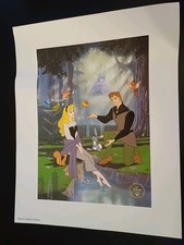 Sleeping Beauty 2000 Disney Store Exclusive Commemorative Lithograph Art (a)