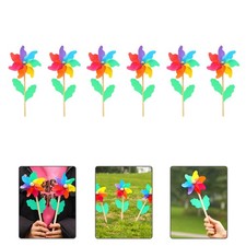6pcs Children Wooden Pole