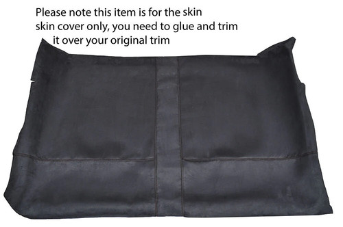 Black stich front roof lining - black,