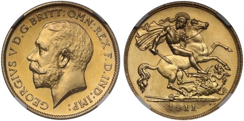 George 1911 proof - 1911,