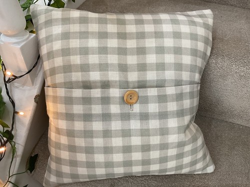 Sale peony sage grey check - sage,