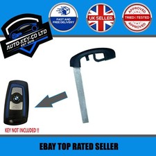 NEW REPLACEMENT KEY BLADE FOR REMOTE SMART KEY FOB BMW 1 2 3 4 5 F SERIES X5 ETC