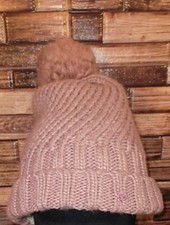 Apana Pink Winter Knit Cap