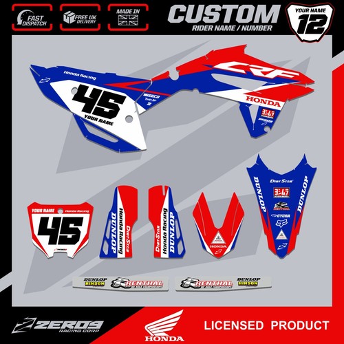 Honda motocross graphics kit - graphics,