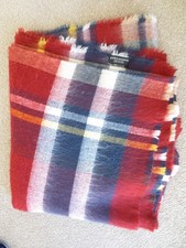 ZARA Red Blue Yellow Plaid