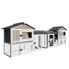 114" L 2-Story Rabbit Hutch