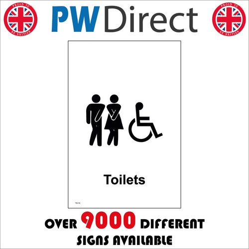 Sign toilets male - male, female