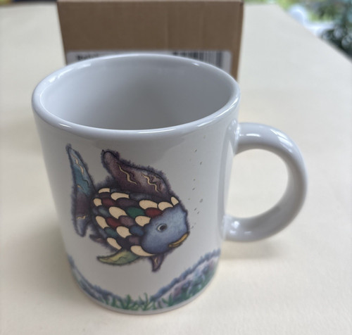 Rainbow fish mug ceramic - fish, in