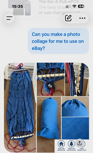 Blue sensory swing hanging - sensory, /